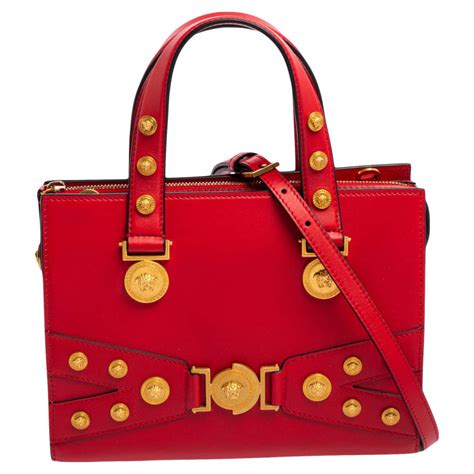 ysl red versacehandbag|versace leather handbags.